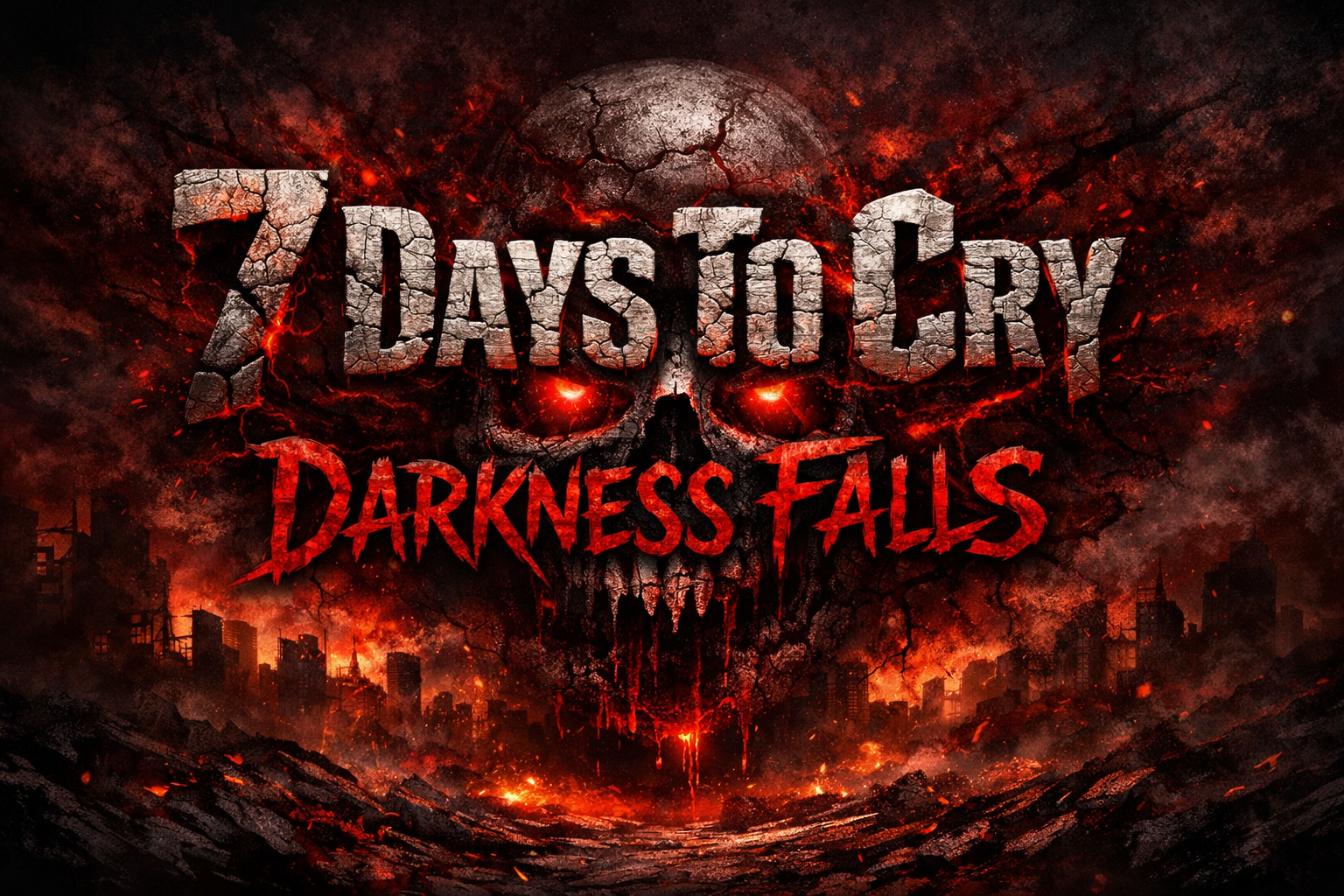 7 Days To Cry Darkness Falls artwork